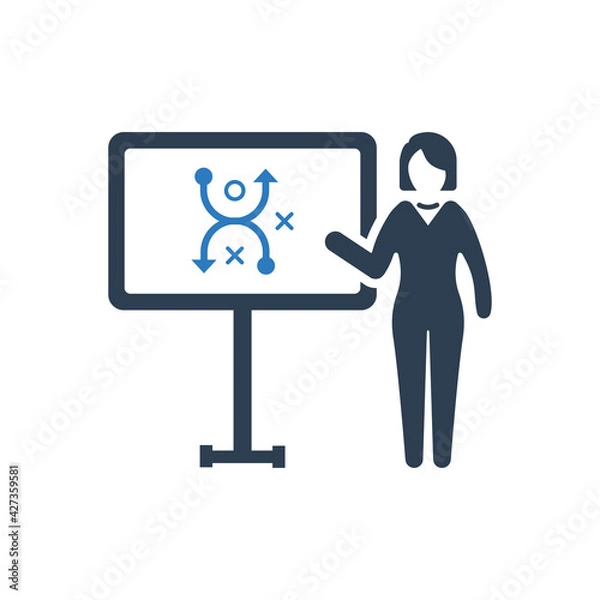 Obraz Business Presentation Icon