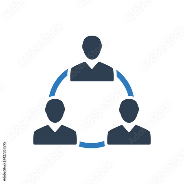 Obraz Business Teamwork Icon