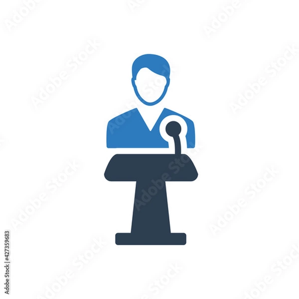 Obraz Business Presentation Icon