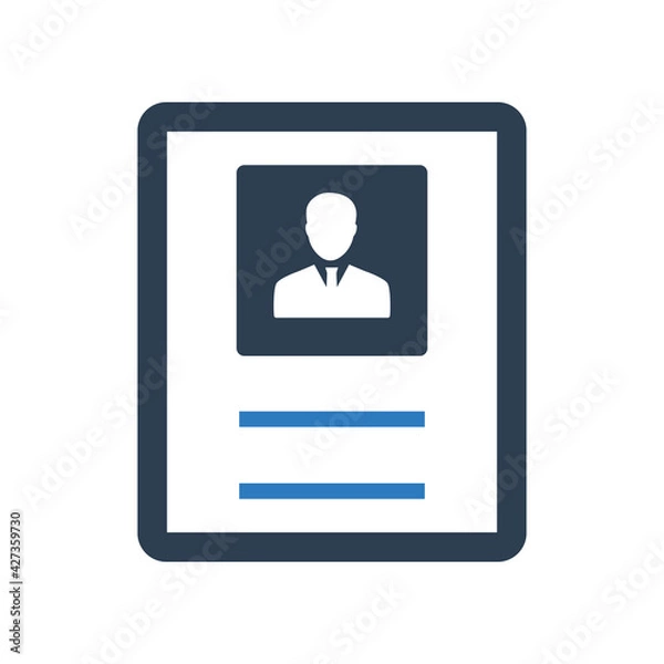 Obraz Resume / document Icon