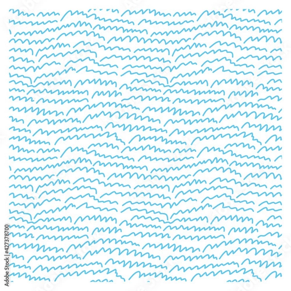Fototapeta Seamless pattern of waves. Design for backdrops with sea, rivers or water texture.