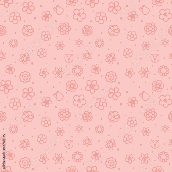 Obraz seamless pattern with flowers