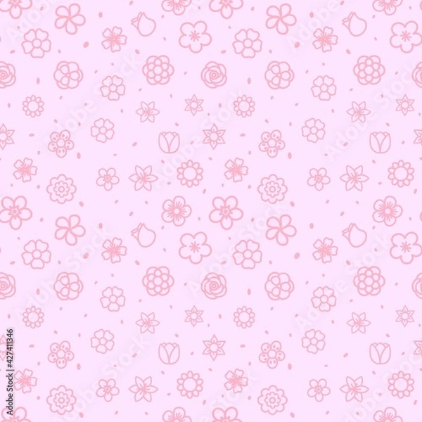 Obraz seamless pattern with flowers