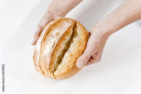 Obraz Broken bread loaf