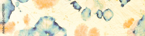 Fototapeta Tie Dye Vibrant Background. Unusual Print. Grunge