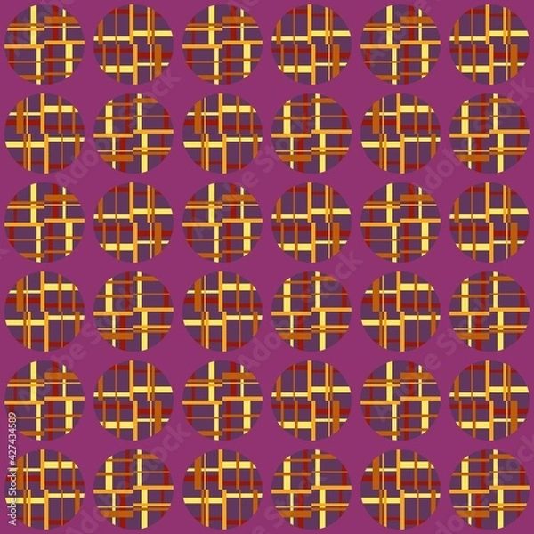 Fototapeta Simple abstract seamless pattern - decorative accent for any surfaces.