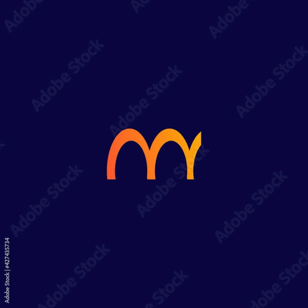 Obraz Modern M Letter Logo Design