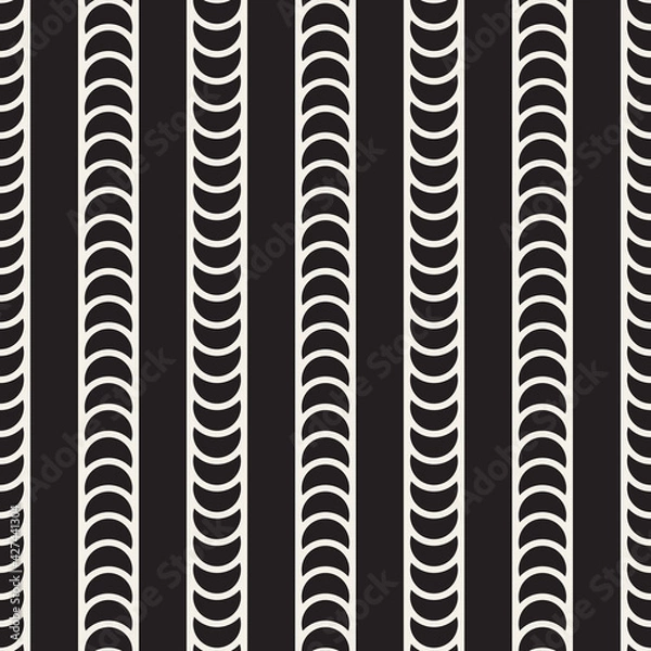 Fototapeta Vector seamless pattern. Modern stylish abstract texture. Repeating geometric tiles