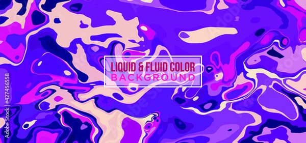 Fototapeta Liquify Fluid Color Banner background