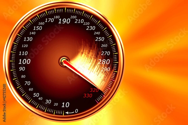 Fototapeta speedometer