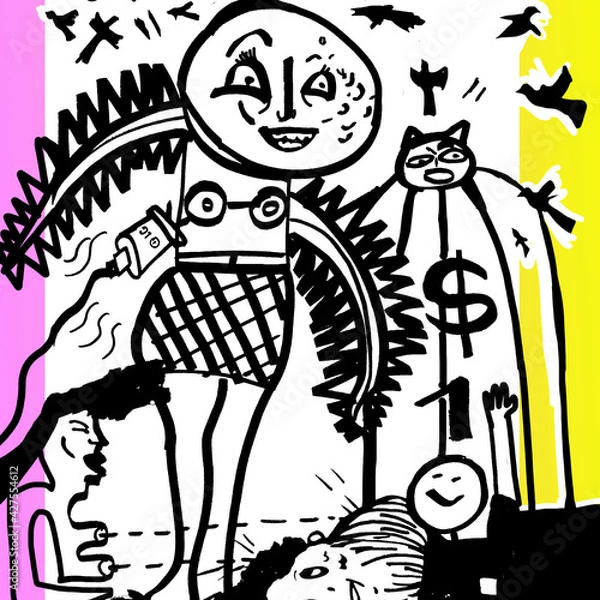 Obraz Dibujo abstracto 