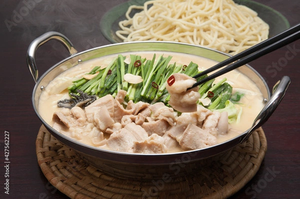 Obraz もつ鍋めん付き