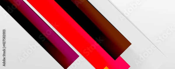 Fototapeta Multicolored lines background. Design template for business or technology presentations, internet posters or web brochure covers