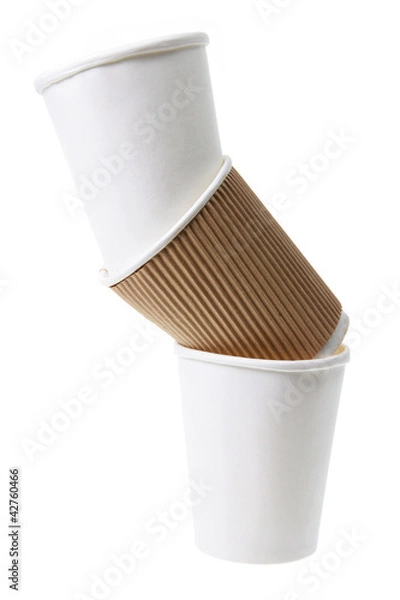 Obraz Stack of Paper Cups