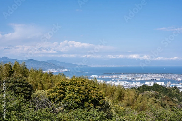 Fototapeta 日本平 - 東展望台からの眺望
