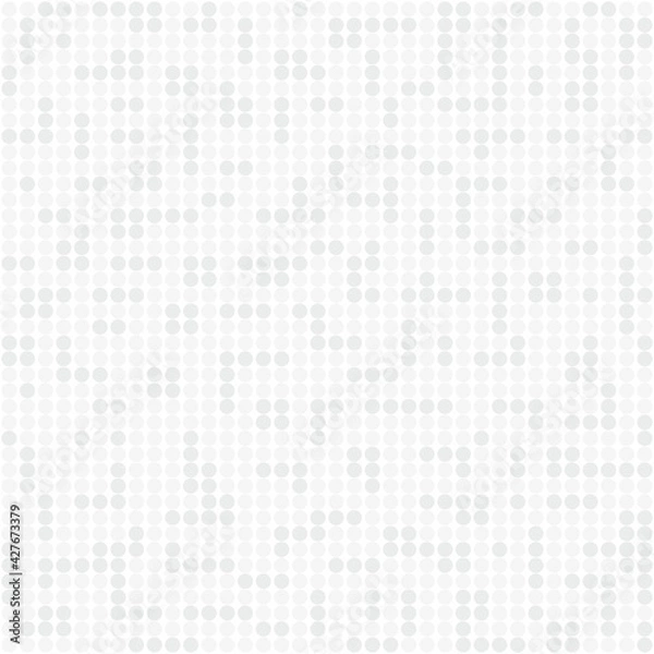 Fototapeta Gray White. Seamless background. Random points. Vector
