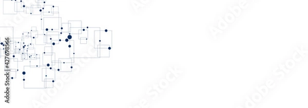 Fototapeta Abstract science and technology background