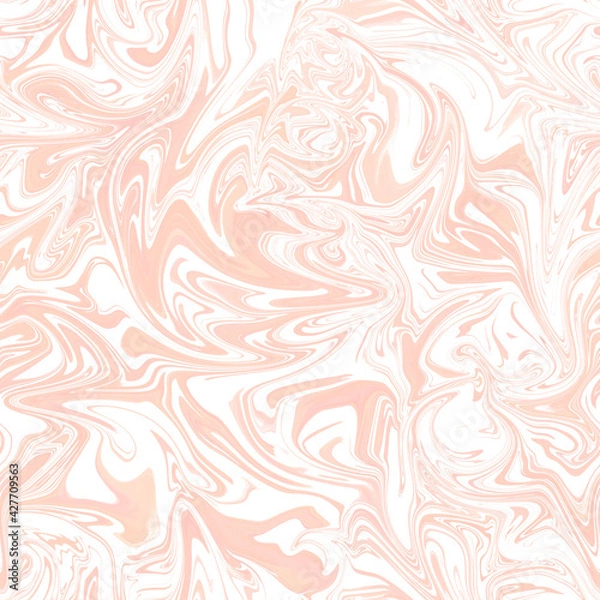Fototapeta Pale pink streaks on a white background. Seamless abstract pattern. Print for printing on fabric, clothing, paper, wallpaper, and other surfaces.