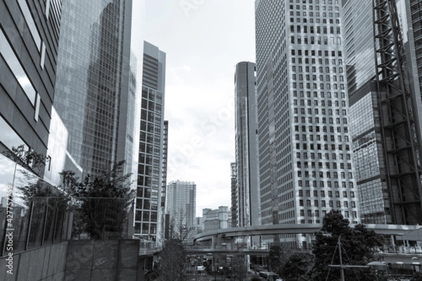 Fototapeta (東京都ｰ都市風景)東京オフィスビル街２