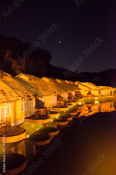 Obraz house at night