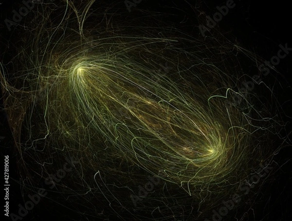 Obraz Imaginatory fractal background generated Image