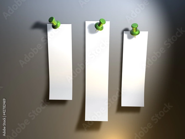 Obraz Merkzettel Pin