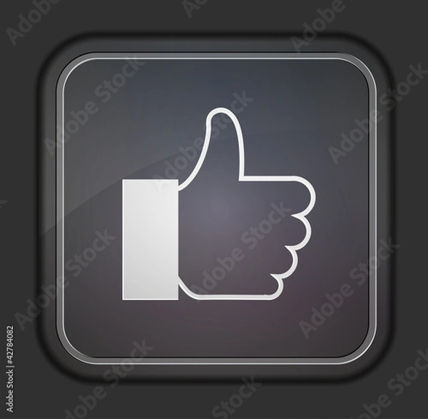 Fototapeta Vector version. Like icon.  Easy to edit