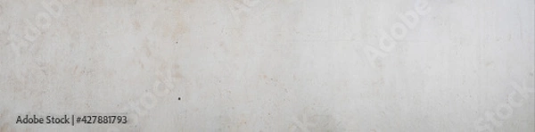 Fototapeta Large background image Is a panoramic image of dirty white wall Modern concrete wall decoration...