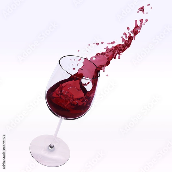 Obraz verre de vin rouge