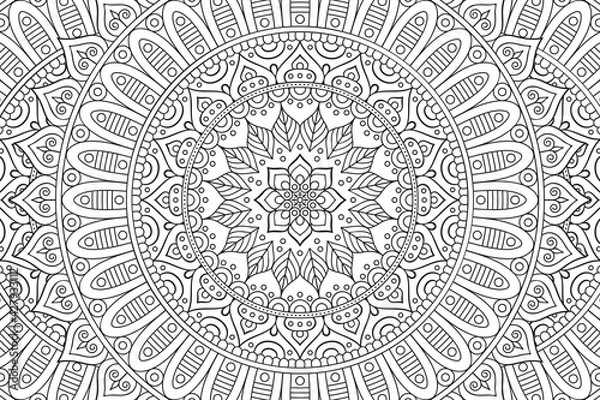 Obraz Vector islamic background with mandala