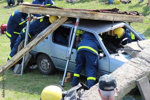 Obraz THW Trümmerbergung
