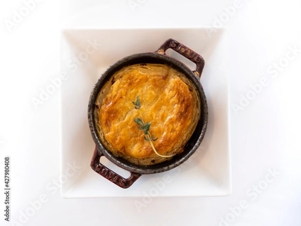 Fototapeta baked apple pie