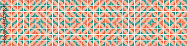 Fototapeta Abstract Geometric Pattern generative computational art illustration