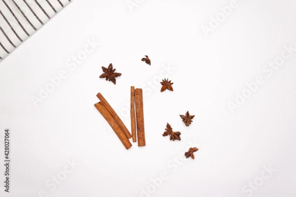 Obraz Vegetables and Fruits on white background