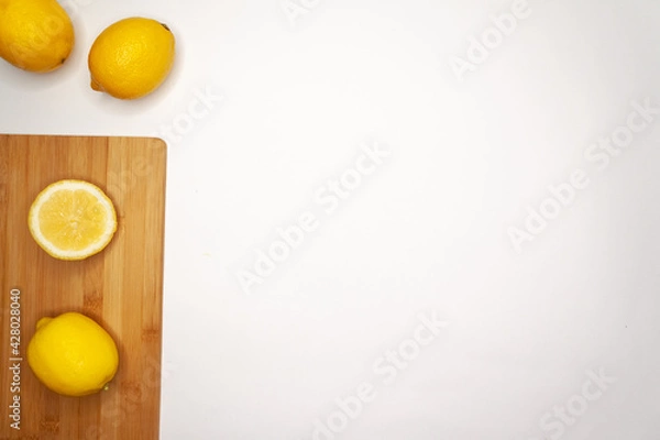 Obraz Vegetables and Fruits on white background