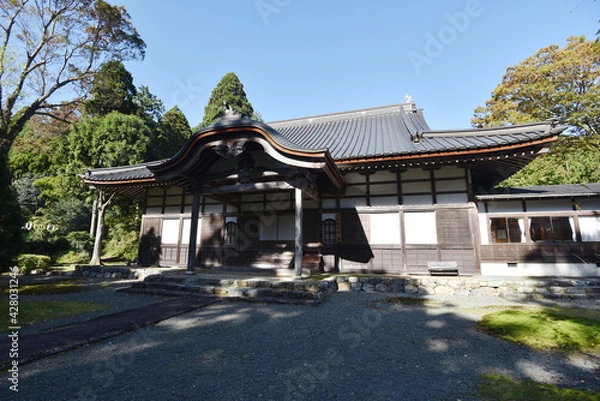 Fototapeta 興聖寺　本堂　滋賀県高島市朽木岩瀬
