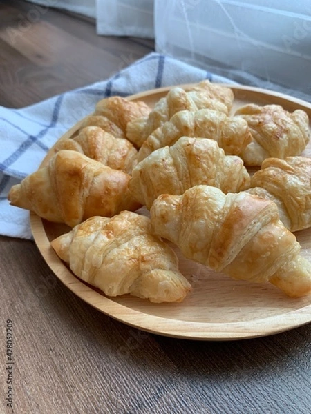 Obraz baked croissants