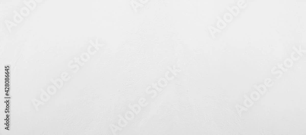 Obraz white color wall texture material background paper art card light space abstract backdrop banner blank and clean clear for frame or border grey gradient design decoration board, loft style