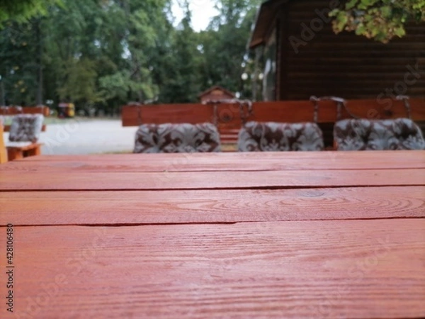 Obraz Wooden table surface structure