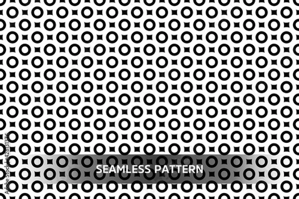 Obraz Seamless tribal texture geometric design