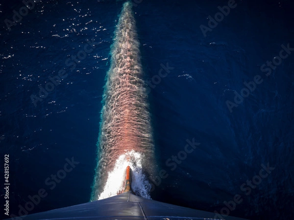 Obraz Bugnase eines Containerschiffs