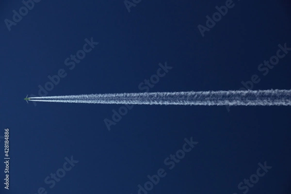 Obraz airliner contrail 