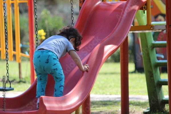 Obraz child on a swing