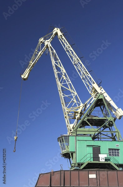 Obraz Shipyard Crane
