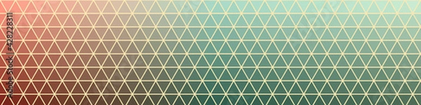 Fototapeta Abstract color Low-Polygones Generative Art background illustration
