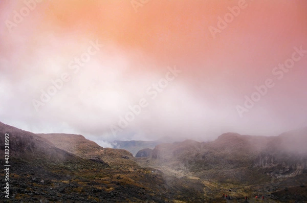 Fototapeta Nevado santa Isabel en Colombia 