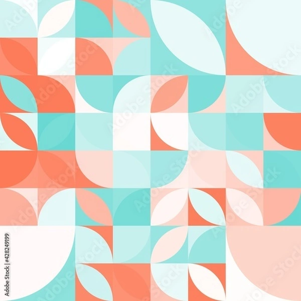 Fototapeta Minimal abstract background pattern design