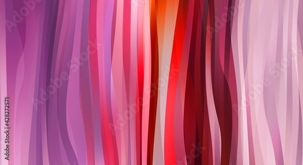Fototapeta Abstract background. Colorful wavy design wallpaper. Creative graphic 2d illustration. Trendy fluid cover with dynamic shapes flow.