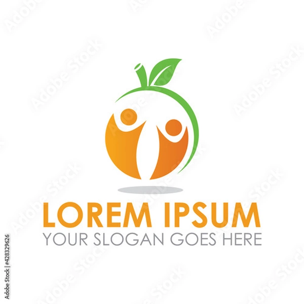 Obraz fruit care vector , food logo