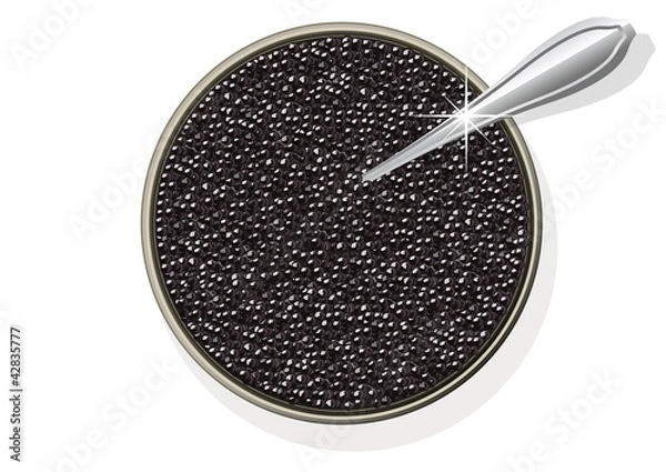 Obraz CAVIAR_Box Łyżka